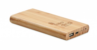 Logotrade advertising products photo of: 6000 mAh Bamboo power bank