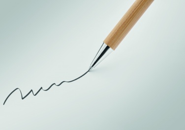 Logotrade promotional gift image of: Bamboo twist type ball pen