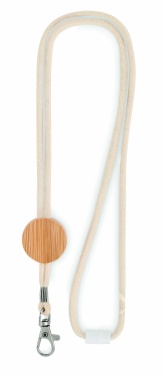 Logotrade business gifts photo of: Cotton Lanyard with metal hook