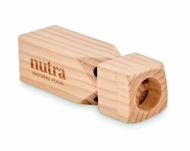 Logotrade promotional merchandise picture of: Wooden train whistle