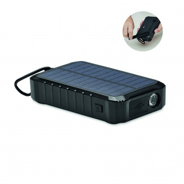 Logo trade corporate gift photo of: 8000 mAh solar dynamo charger