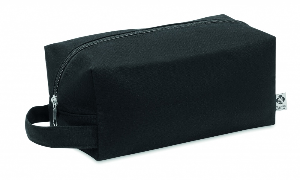 Logotrade corporate gift picture of: Canvas cosmetic bag 220 gr/m²