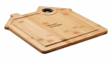 Logo trade promotional gifts picture of: Bamboo house cutting board