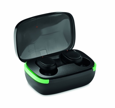 Logo trade corporate gifts picture of: TWS earbuds with charging case