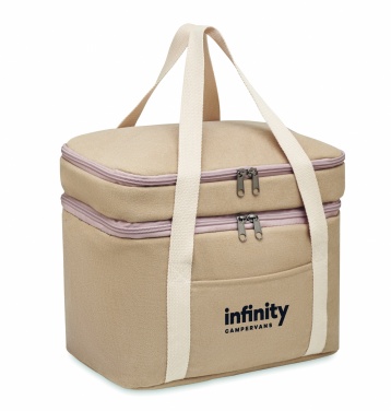 Logo trade corporate gift photo of: Cooler bag canvas 320 gr/m²
