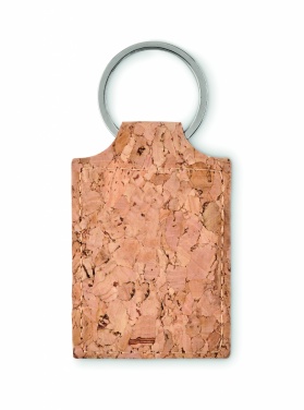 Logotrade advertising product image of: Rectangular cork key ring Imatra