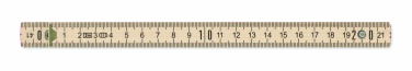 Logotrade promotional merchandise photo of: Carpenter ruler in wood 2m
