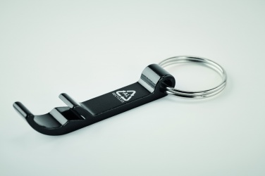 Logo trade business gifts image of: Recycled aluminium key ring Nokia