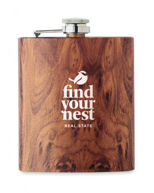 Logotrade promotional merchandise picture of: Slim hip flask 190 ml