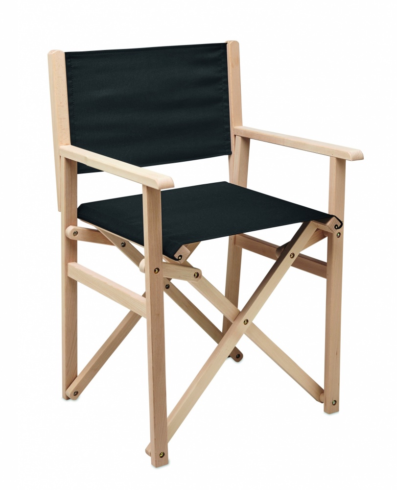 Logotrade advertising products photo of: Foldable wooden beach chair