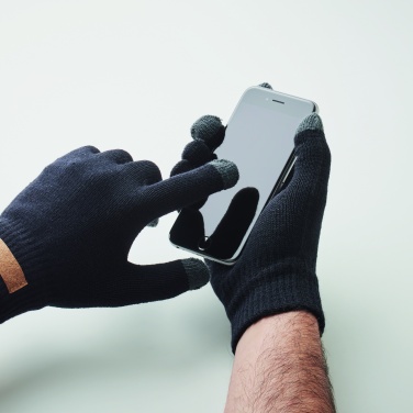 Logotrade business gift image of: RPET tactile gloves