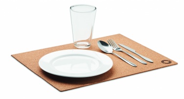 Logo trade promotional merchandise photo of: Placemat in cork