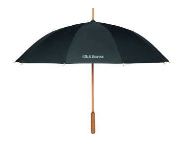 Logo trade promotional items image of: 23,5 inch RPET/bamboo umbrella