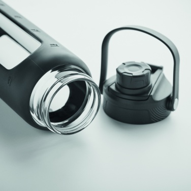 Logotrade promotional merchandise photo of: Glass bottle with sleeve 750 ml