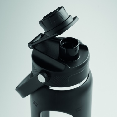 Logotrade promotional gifts photo of: Glass bottle with sleeve 750 ml