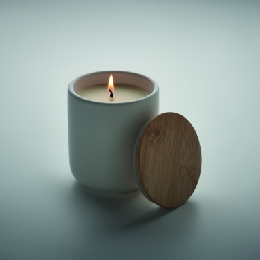 Logo trade promotional items image of: Plant based wax candle 200 gr