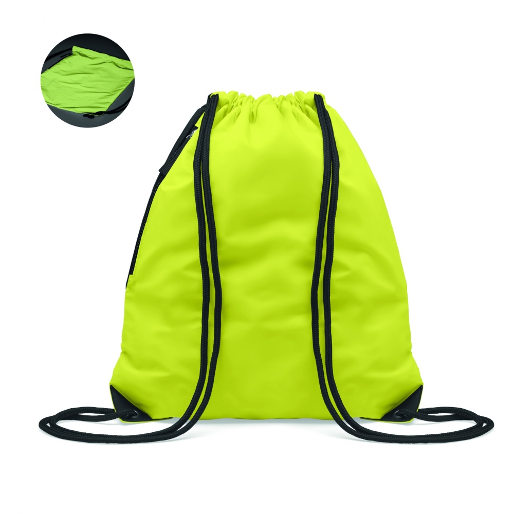 Logo trade promotional gift photo of: Brightning drawstring bag
