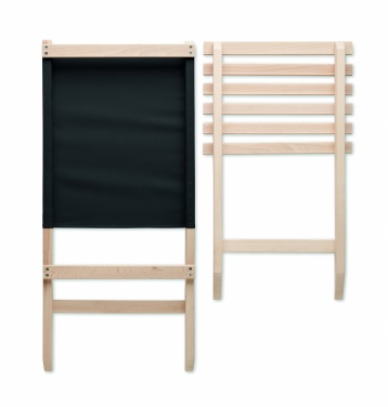 Logotrade promotional gift picture of: Foldable wooden beach chair