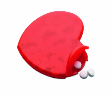 Logo trade promotional merchandise photo of: Heart shape peppermint box