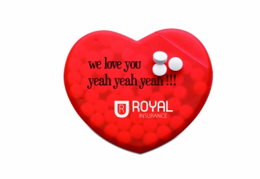 Logotrade promotional product image of: Heart shape peppermint box