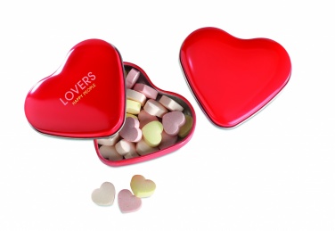 Logotrade corporate gifts photo of: Heart tin box with candies