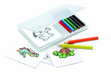 Logotrade promotional item picture of: Wooden pencil colouring set
