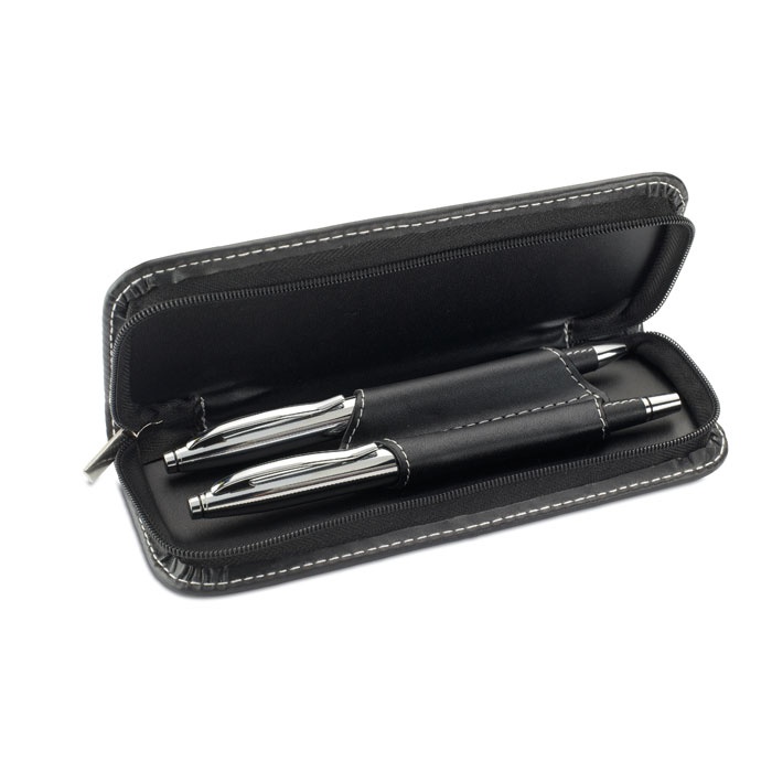 Logotrade promotional giveaway image of: Ball pen and roller set