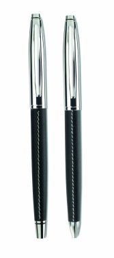 Logotrade promotional product image of: Ball pen and roller set