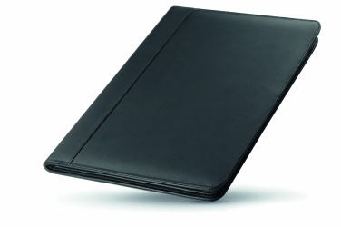 Logo trade promotional product photo of: A4 leather conference folder