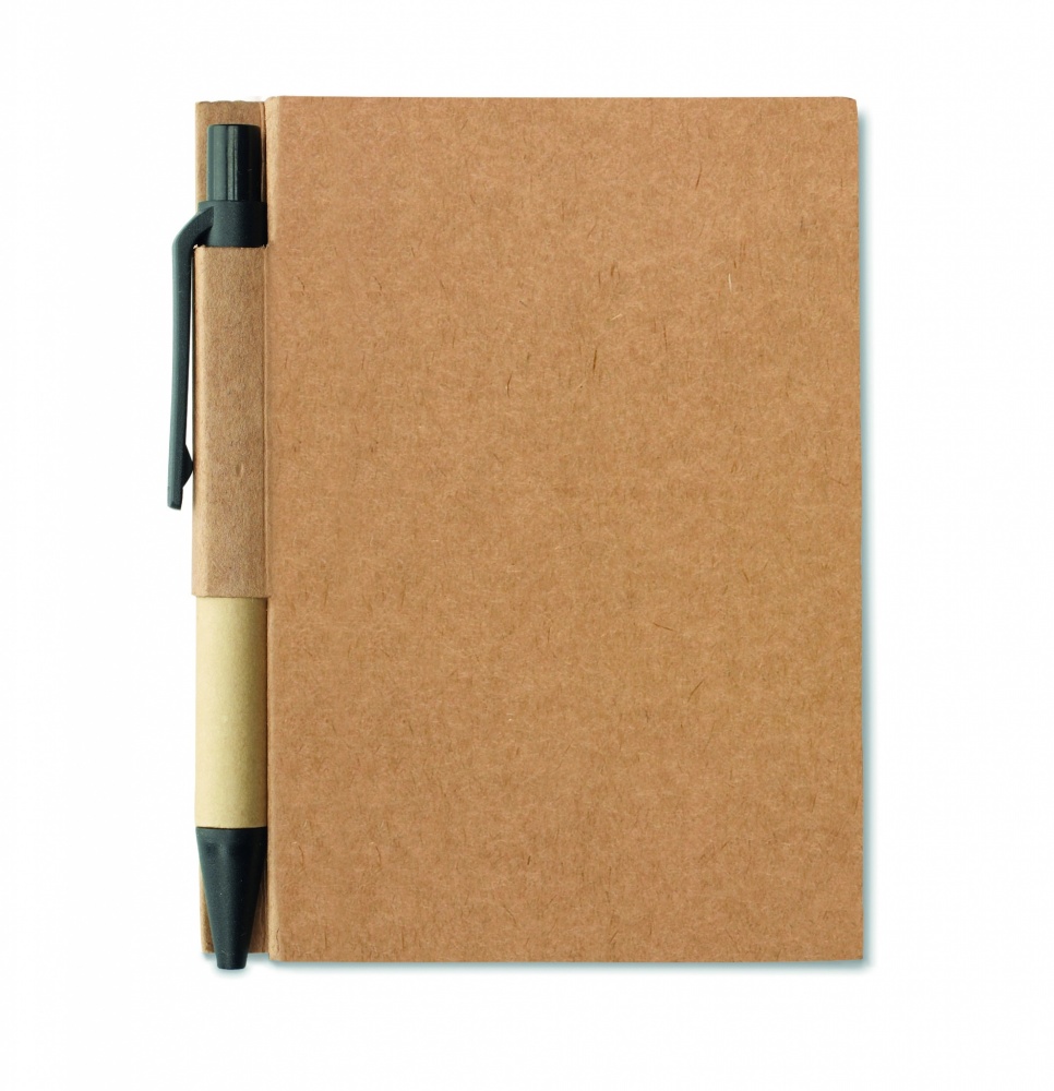 Logotrade promotional gifts photo of: Recycled notebook with pen