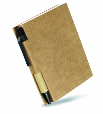 Logo trade promotional products picture of: Recycled notebook with pen