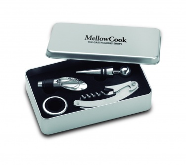 Logo trade corporate gifts picture of: Wine  set in tin box