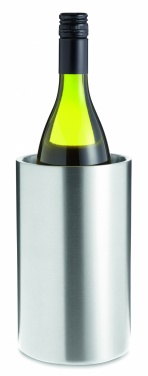 Logo trade promotional merchandise image of: Stainless steel bottle cooler