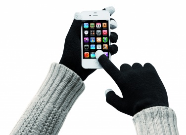 Logo trade corporate gifts image of: Tactile gloves for smartphones