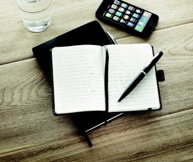 Logotrade promotional gift picture of: A5 notebook with pen 72 lined