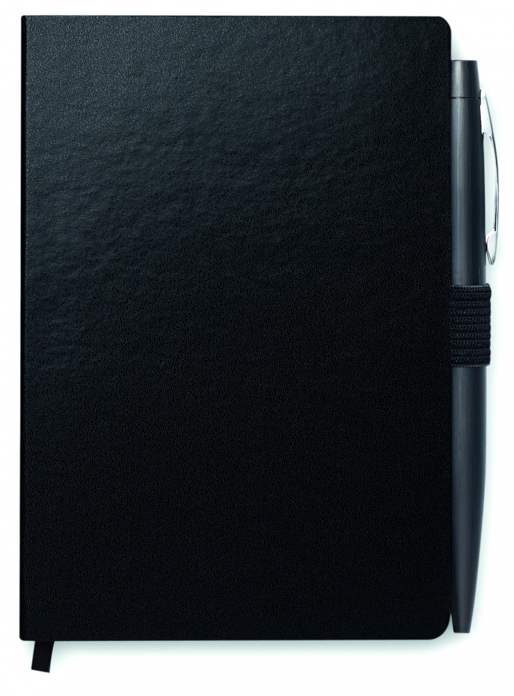 Logotrade promotional merchandise image of: A6 notebook with pen 72 lined