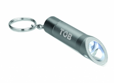 Logo trade advertising products picture of: Metal torch key ring Ylivieska