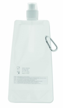 Logo trade promotional items image of: Foldable water bottle