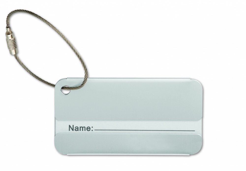 Logotrade business gift image of: Aluminium luggage tag