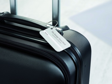 Logo trade promotional items picture of: Aluminium luggage tag