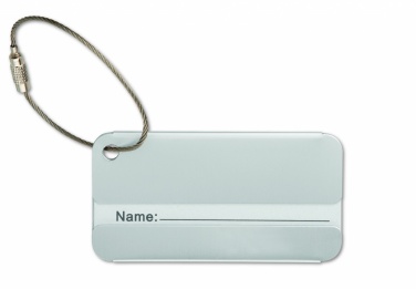 Logotrade promotional giveaway picture of: Aluminium luggage tag