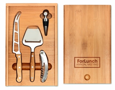 Logo trade promotional merchandise picture of: Cheese and wine set