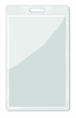 Logotrade promotional giveaway picture of: Transparent badge 7.5cmx12.5cm