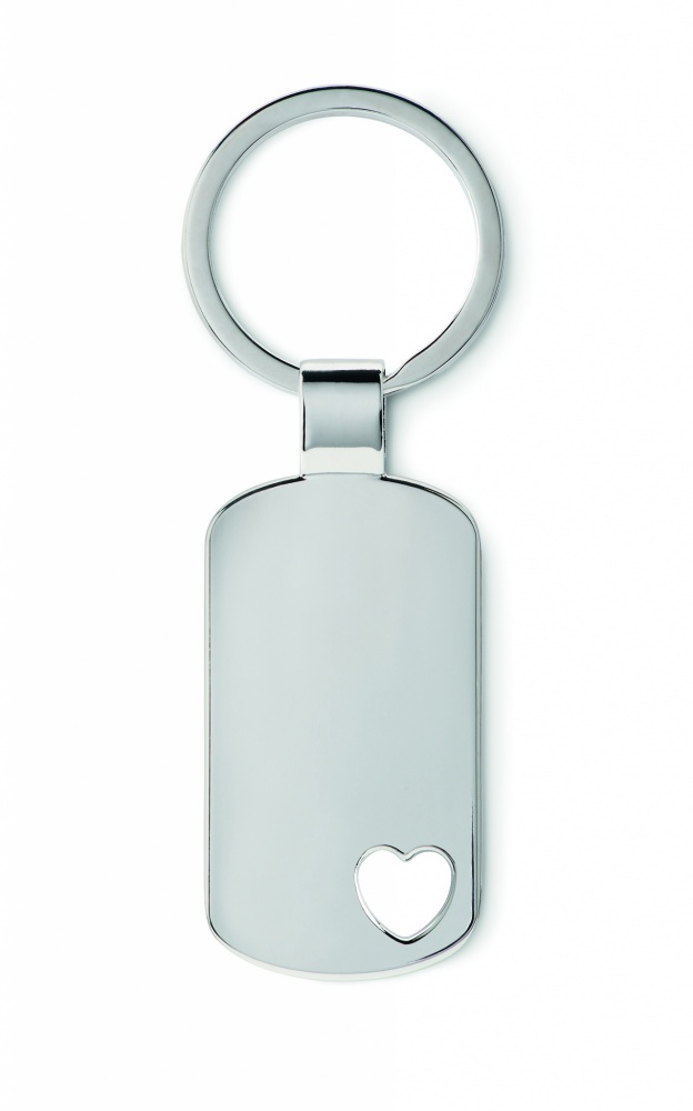 Logo trade promotional gift photo of: Key ring with heart detail Jūrmala