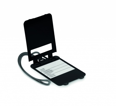 Logo trade promotional giveaways picture of: Luggage tags plastic