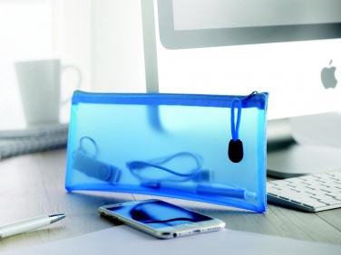 Logo trade promotional merchandise picture of: PVC pencil case
