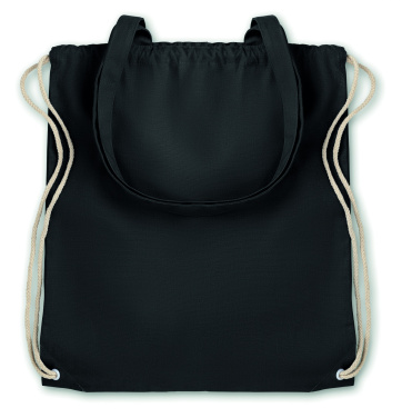 Logo trade promotional items picture of: 220gr/m² canvas 2 function bag