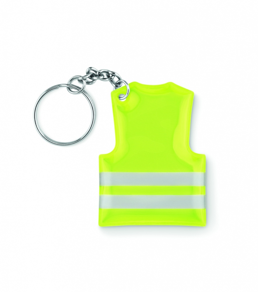 Logotrade advertising products photo of: Key ring with reflecting vest Jekabpils