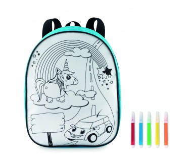Logotrade advertising product picture of: Backpack with 5 markers