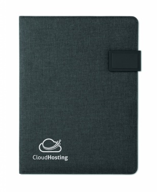 Logo trade advertising products picture of: A4 folder with power bank